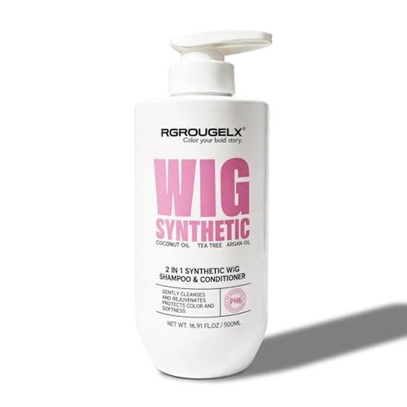 2-in-1 Wig Shampoo & Conditioner for Synthetic Hair, 500ml