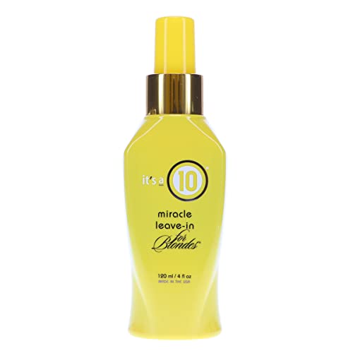 ITS A 10 by It's a 10 MIRACLE LEAVE IN PRODUCT FOR BLONDES 4 OZ (Package Of 2)