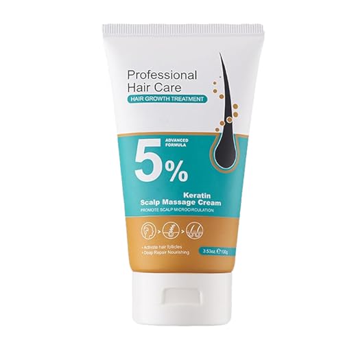 5% Minoxidil Hair Growth Cream for Men & Women - Anti Hair Loss Treatment with Biotin