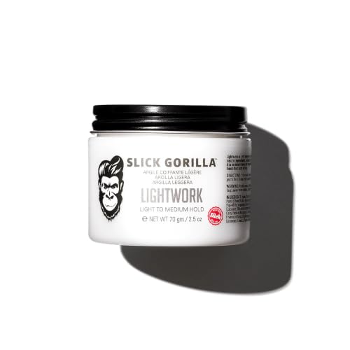 Slick Gorilla Lightwork Matte Hair Clay for Men - 2.5 oz