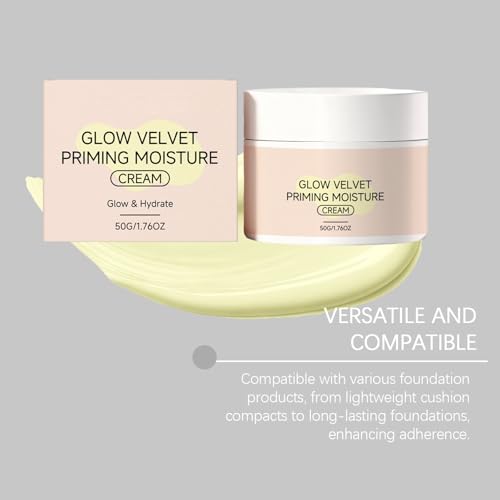 Glow Velvet Priming Moisture Cream Primer - 2Pc Set, 50ml