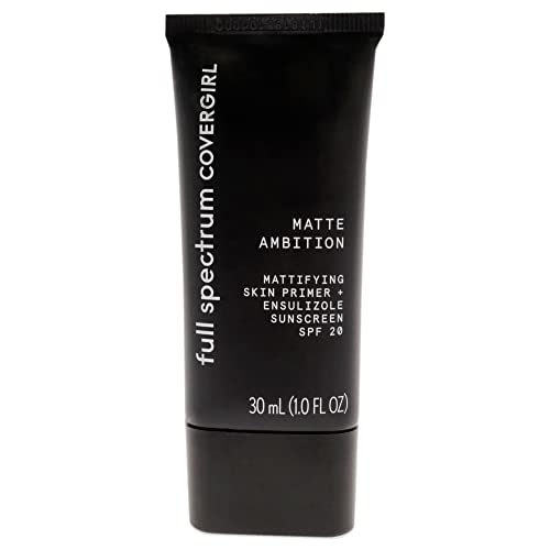 COVERGIRL Matte Ambition Skin Primer SPF 30, 1.01 oz