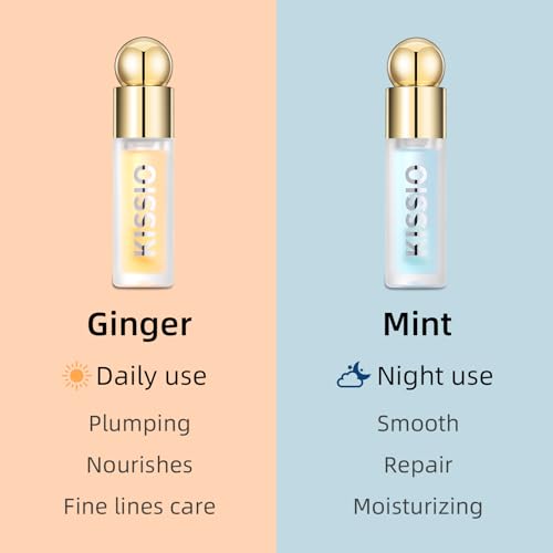 KISSIO Lip Plumper Set - Moisturizing & Elasticity Boosting Lip Gloss Duo