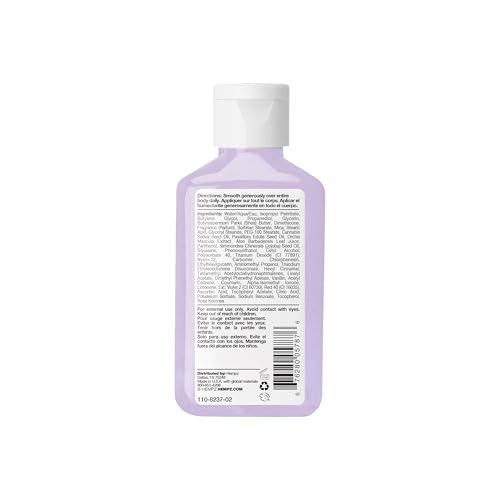 Hempz NEW Mini Star Dust Body Lotion, Iridescent Glow Shimmer, Passionfruit and Wild Orchid, Hydrating and Nourishing Moisturizer, 2.25 fl.oz.
