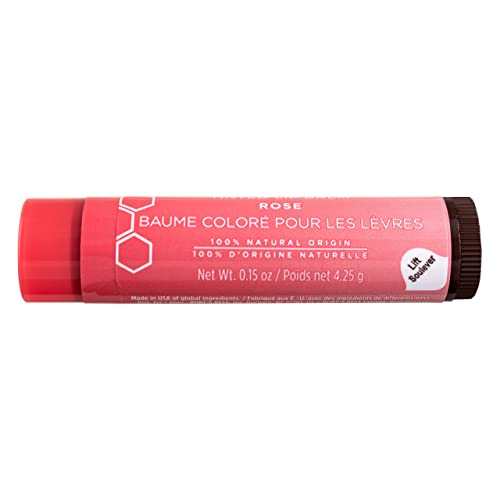 Burt's Bees Tinted Lip Balm, Rose, 0.15 Ounce (Pack of 4)