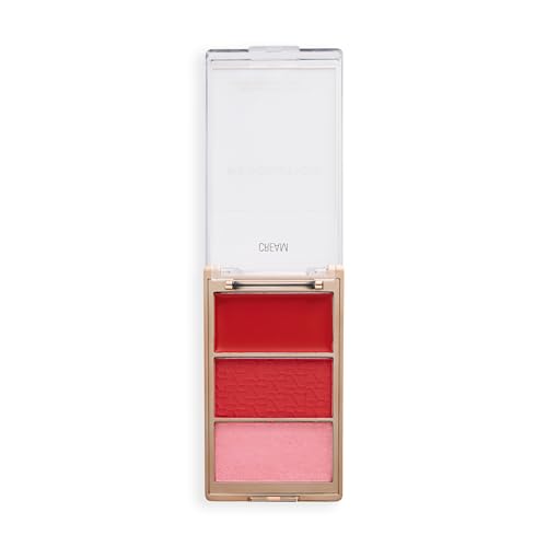 Revolution Blush Icon Palette Trio - Rebellious Red