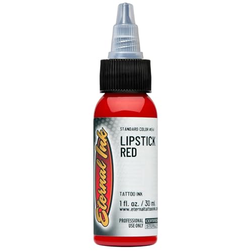 Vibrant Red Tattoo Ink - 1 oz Fade-Resistant & Vegan Formula