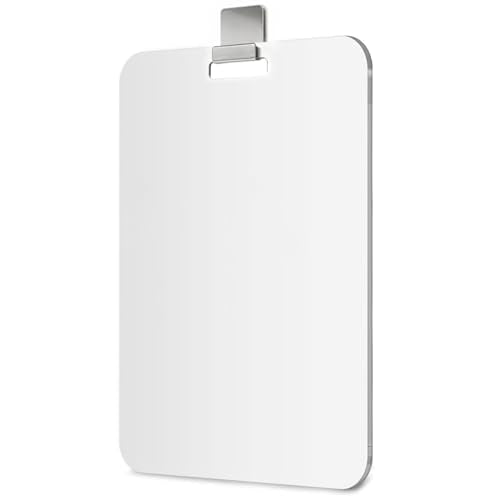 7x9" Acrylic Shower Mirror with 3M Adhesive Hook