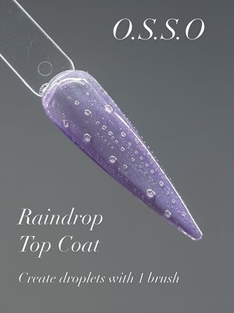 3D Raindrop Water Droplet Gel Top Coat No-Wipe 18ml