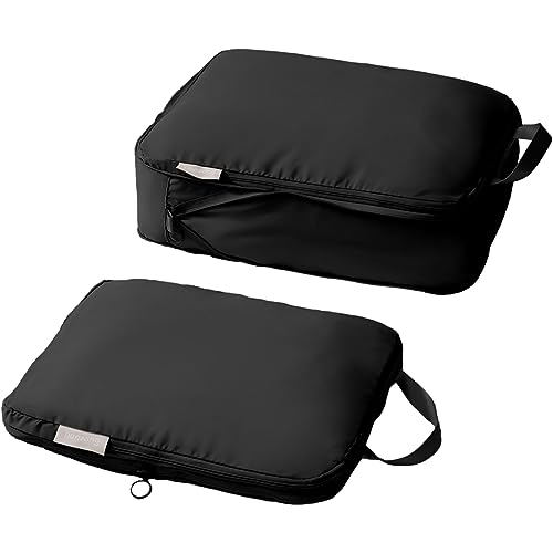 Compression Packing Cubes for Travel Luggage Organizer 2-Pack