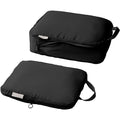 Compression Packing Cubes Set for Travel - 2 Medium Black Organizers