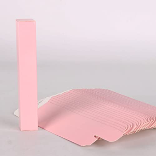 Pink Kraft Paper Box 22x22x137mm - 50 Pcs Lip Gloss Packaging