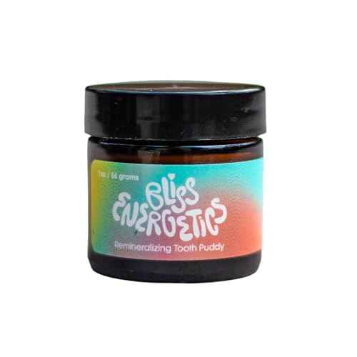 Bliss Energetics Remineralizing Tooth Puddy | Fluoride-Free with Hydroxyapatite | Remineralization | All Natural Ingredients & Preservative Free | Mineral-Rich Spot Treatment 1oz