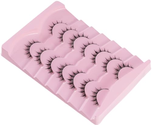 Wispy Flared False Eyelashes - 7 Pairs Vegan Lashes