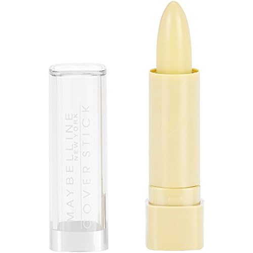 Maybelline New York Cover Stick Corrector Concealer,Yellow Corrects Dark Circles,0.16 oz.,(Pack of 2)