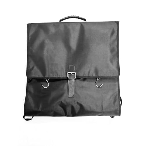 UELLE Wig-A-Way : Travel hair/Wig bag, Store and Organize your wigs, Carries cosmetics, toiletries, and hair tools, Hangs on door or wall.
