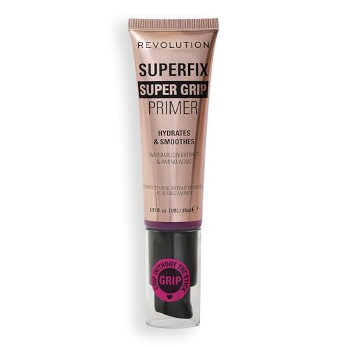 Revolution Superfix Grip Primer - Hydrating Gel Makeup Primer, 0.81 fl oz
