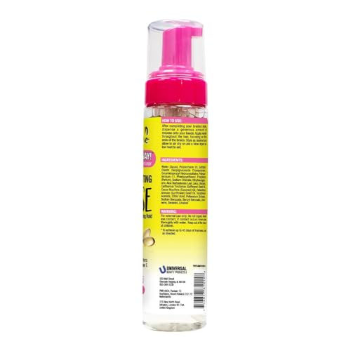 Jamaican Mango & Lime Braid Setting Mousse – Hold & Frizz Control