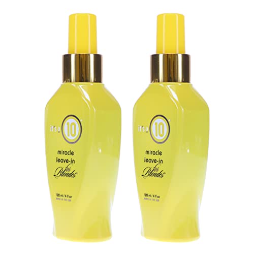 ITS A 10 by It's a 10 MIRACLE LEAVE IN PRODUCT FOR BLONDES 4 OZ (Package Of 2)
