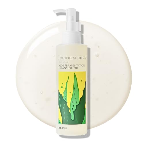 Aloe Fermentation Cleansing Oil, Hydrating and Gentle Cleanser, Makeup Blackhead Remover, Olea Europaea (Olive) Fruit Oil, All Skin Types, Korean Skin Care 6.7 fl.oz. / 200ml