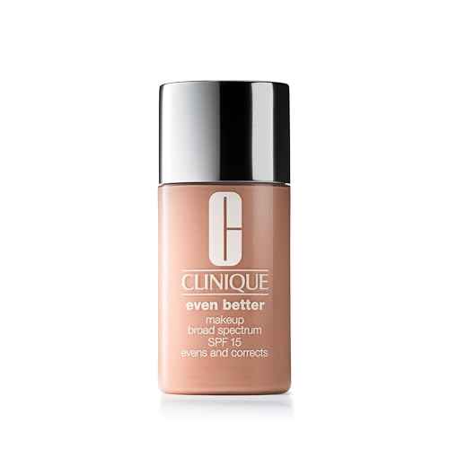 Clinique Even Better Makeup Liquid Foundation SPF 15 With Vitamin C For Dry + Oily Combination Skin Types | Medium Coverage + Natural Finish | Evens Skin Tone + Reduces Dark Spots