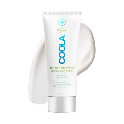 COOLA Organic After Sun Body Lotion with Aloe Vera & Lavender, 5 Fl Oz
