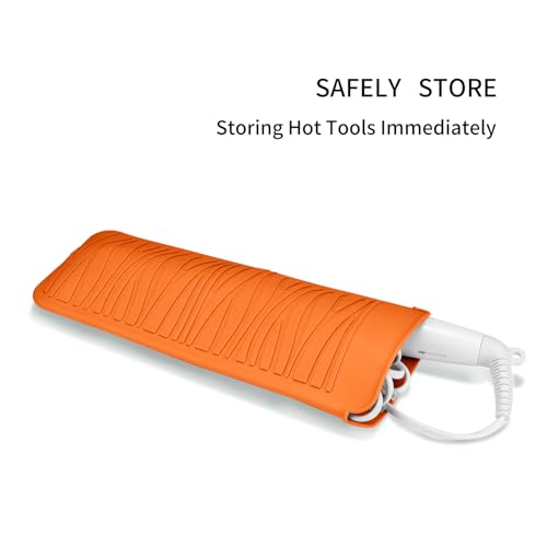 Silicone Heat Resistant Travel Pouch for Hair Styling Tools