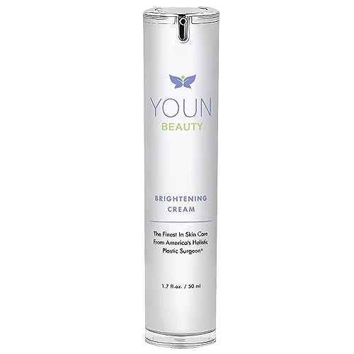 YOUN Beauty Brightening Cream with Kojic Acid, Glycolic Acid & Licorice Extract, 50ml ? Hydroquinone-Free Cream for Face, Neck & D?collet?