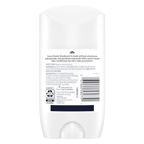 Gentle Aloe Deodorant - Aluminum Free, 24hr Odor Protection, 2.4 oz