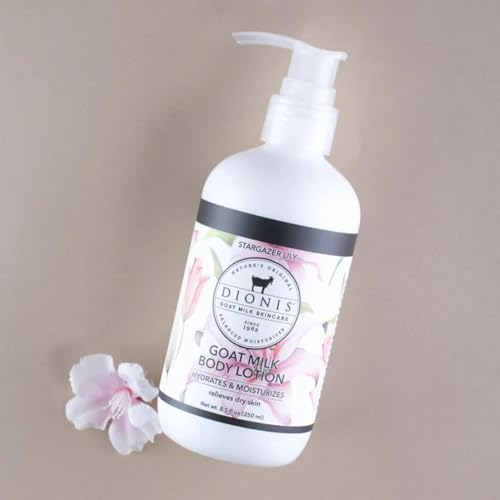 Dionis Goat Milk Stargazer Lily Hand Cream & Body Lotion Set