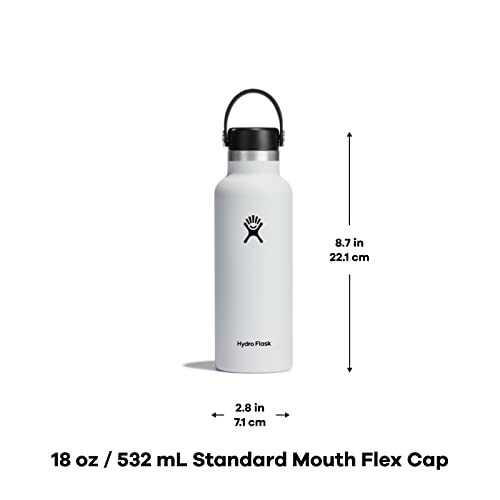 Hydro Flask Standard Flex Cap White 18 Oz