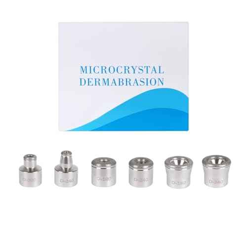 Diamond Dermabrasion Head, Microdermabrasion 6 Tips, Facial Exfoliator Tool for Home
