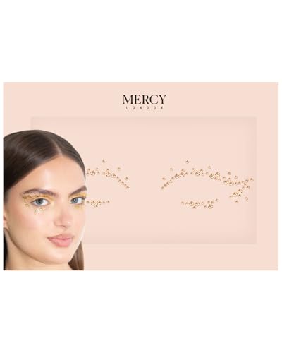 Cat Eye Crystal Face Gems Stickers by Mercy London