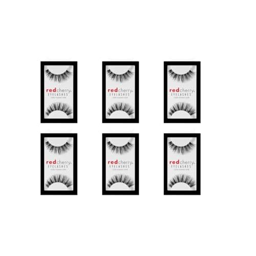 Red Cherry #415 False Eyelashes (Pack of 6 Pairs)
