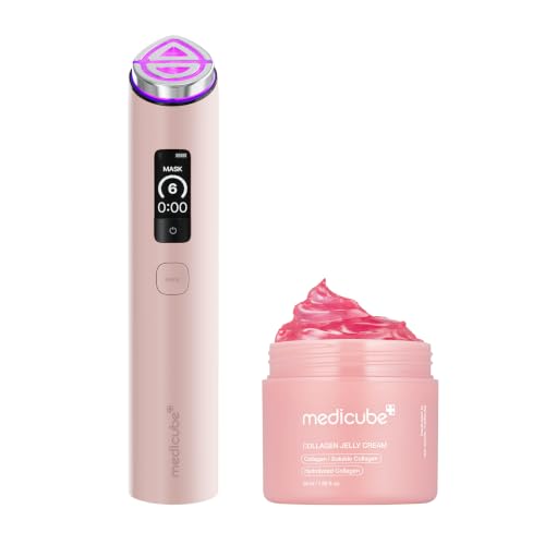 Medicube Booster Pro X2 Pink Device & Collagen Jelly Cream