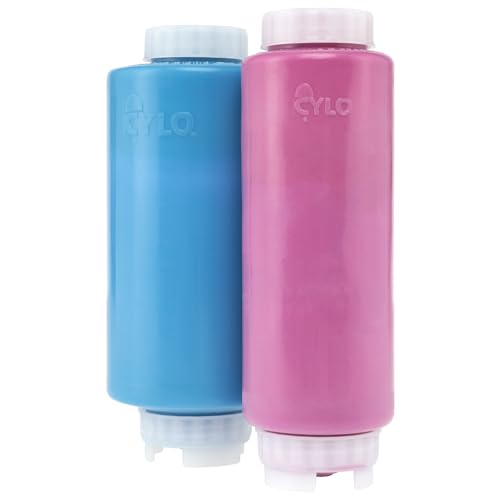 Creative Mark Cylo FIFO Squeeze Bottle - Empty - 32 oz. Inverted Squeeze Bottle with Air-Tight Non-Drip Silicone Valve; Acrylic Paint, Sauce, and Condiment Bottles For Painters and Food Industry