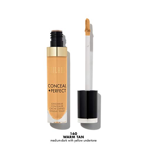 Milani Conceal + Perfect Longwear Concealer - Full Coverage, 12Hr Wear