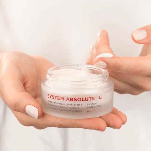 ANNEMARIE B?RLIND - SYSTEM ABSOLUTE Regenerating Night Cream - Anti Wrinkle Moisturizer with Aloe, Algae and Meadowfoam Extracts - Nourishes, Tones, and Hydrates - 1.69 Fl. Oz