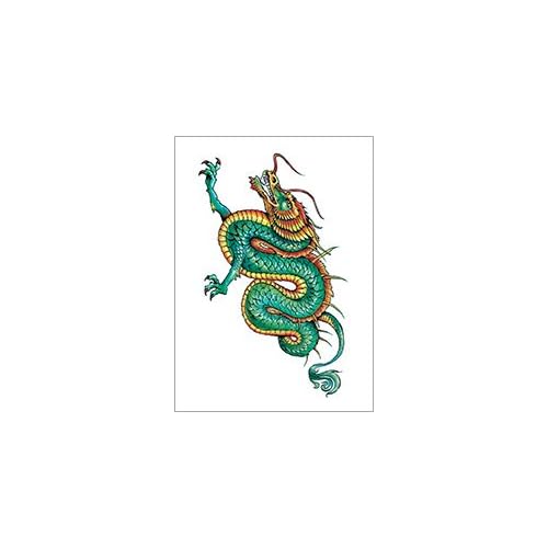 Large Dragon Ink Temporary Tattoos for Party Favor/Party Activity - 30 Sheets - Series 3