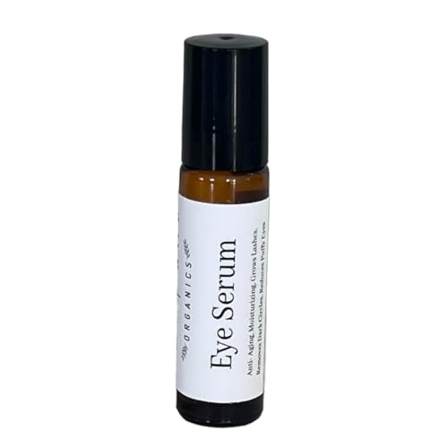 Faith and Grace Organics, Luxe Rejuvenating Eye Serum: Anti-Aging, Grows Lashes, for Dark Circles, Puffy eyes,Organic and All Natural with Prickly Pear Cactus seed oil, Carrot oil
