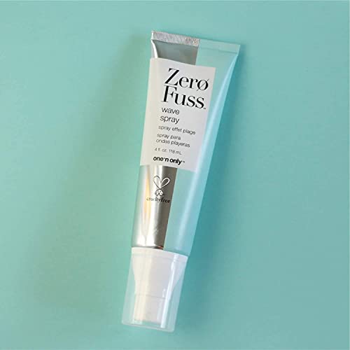 One 'N Only Zero Fuss Wave Spray, Lightweight, Creates Separation and Texture with No Sticky Feel, Matte Finish, Non-Drying Designed to Create Volume, 4 Fl. Oz (Pack of 2)