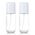 Bynccea Clear 2 Pack Travel Spray Bottles 3.4oz/100ml Refillable Fine Mist