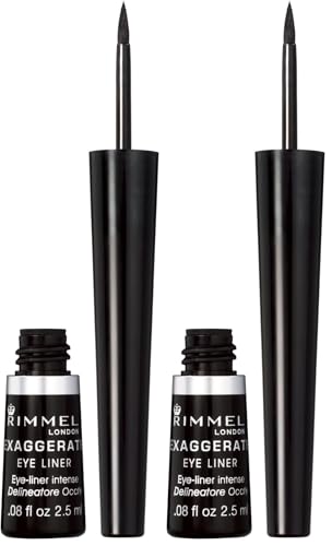 Rimmel Scandaleyes Liquid Eyeliner, Black Waterproof, 16H