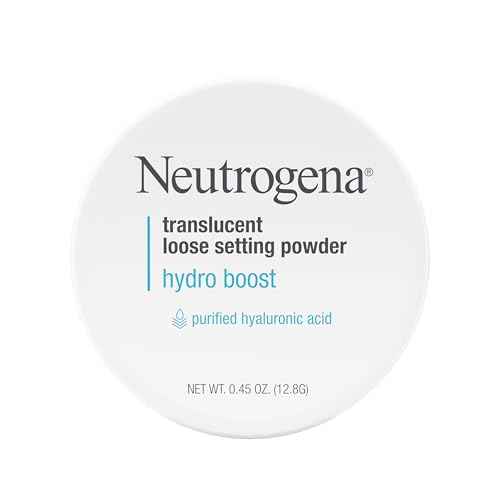 Neutrogena Hydro Boost Translucent Loose Setting Powder with Purified Hyaluronic Acid for Smooth Skin, Blurs Imperfections and Sets Makeup, Lightweight Face Powder, .44 oz