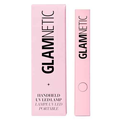 Glamnetic Handheld UV LED Lamp | Compact, Travel-Fiendly Curing Lamp for Nails | Lightweight & Easy to Use | USB Compatible