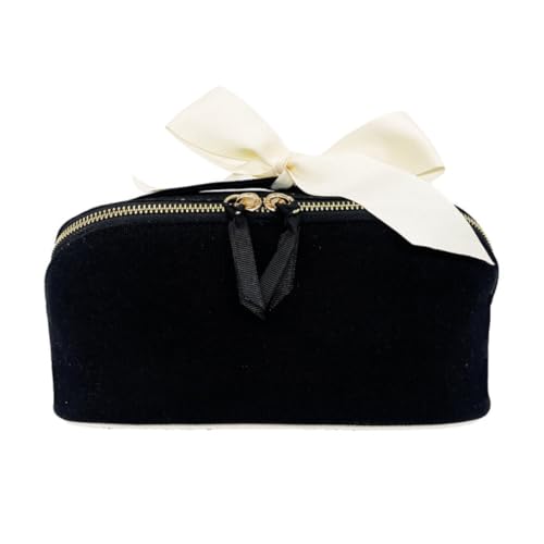 Bag-all Makeup Bag for Women | Cosmetic Bag Organizer for Girls | Makeup Pouch for Traveling | Toiletry Bags for Women | Make Up Travel Pouches | Black