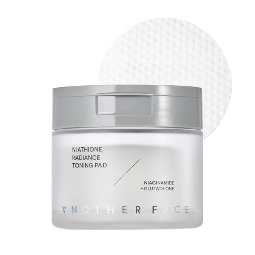 Anotherface Niathione Toner Pad 70 Sheets | Quick Soothing & Brightening Water Gel Face Pads for Glass Skin | Containing Niacinamide and Glutathione Korean Skincare