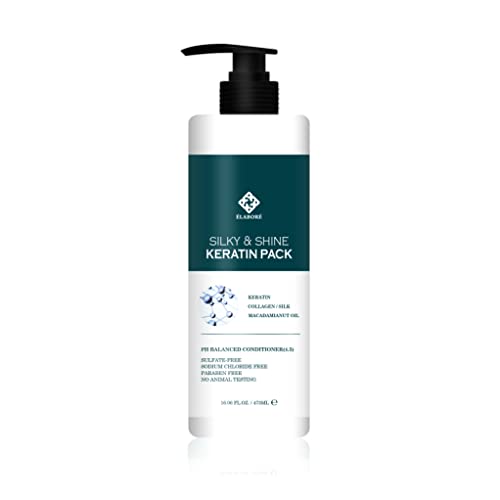 Elabore Silky & Shine Keratin Hair Treatment Pack 16.06 fl oz / 475ml