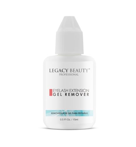 Eyelash Extension Gel Remover 15ml - Non-Drip Transparent Formula