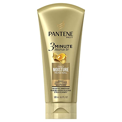 Pantene Moisture Renewal 3 Minute Miracle Deep Conditioner, 6 Fluid Ounce, Pack of 2